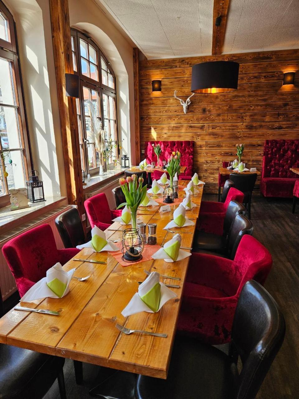 Hotel-Restaurant Thueringer Hof Бад-Франкенхаузен-Кифхойзер Экстерьер фото